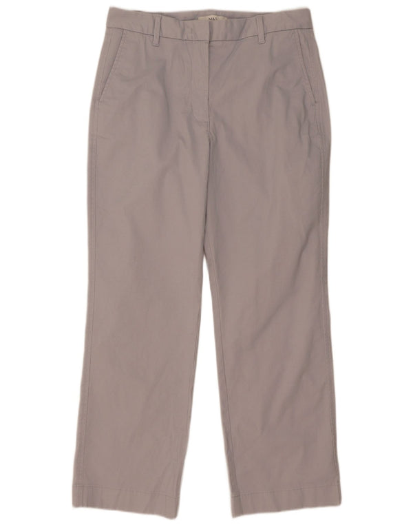 Marks & Spencer Γυναικείο ίσιο παντελόνι Chino UK 12 Medium W32 L28 Grey