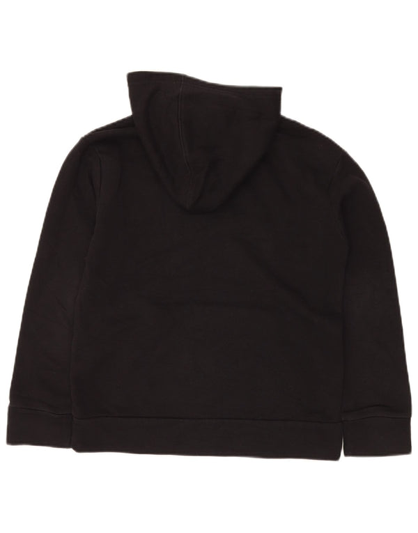 PUMA Boys Graphic Hoodie Jumper 10-11 ετών Medium Black Spotted