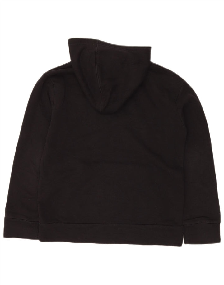 PUMA Boys Graphic Hoodie Jumper 10-11 ετών Medium Black Spotted