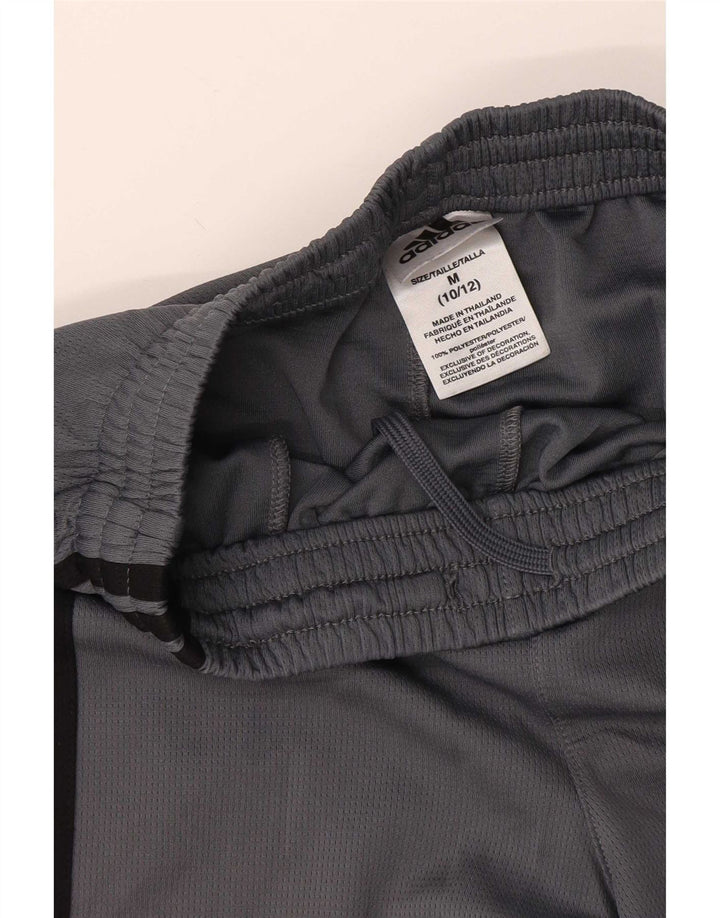Adidas Boys Sport Short 10-11 Years Medium Grey Polyester