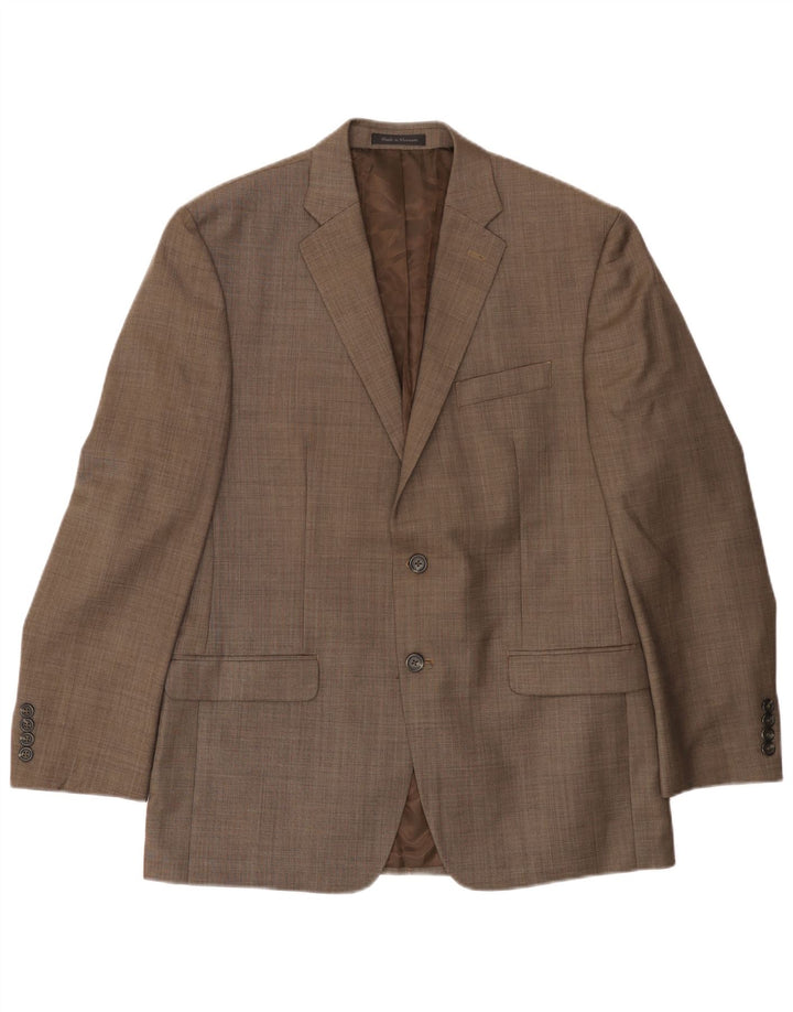 CHAPS Ανδρικό σακάκι σακάκι με 2 κουμπιά UK 42 XL καφέ