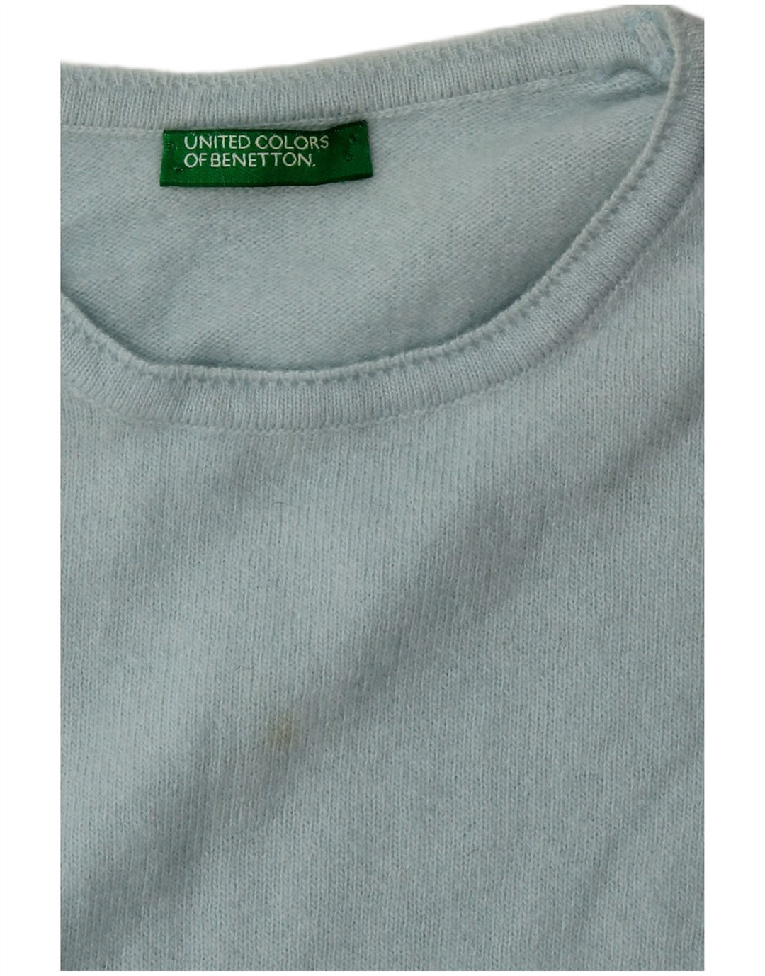 Γυναικείο πουλόβερ BENETTON Crew Neck Jumper UK 14 Medium Turquoise