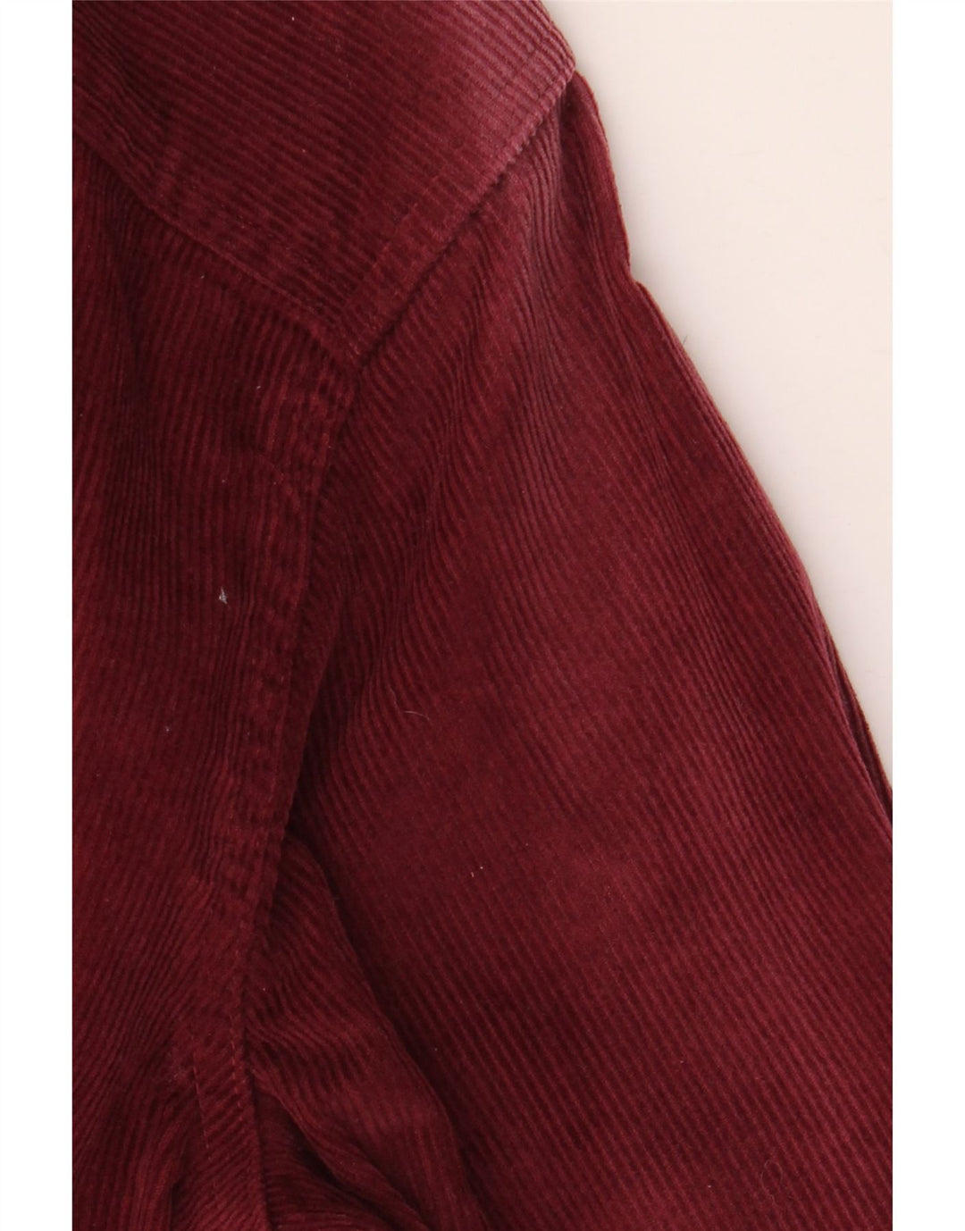 CREW CLOTHING Ανδρικό κοτλέ πουκάμισο από μεσαίο βαμβακερό μπορντό