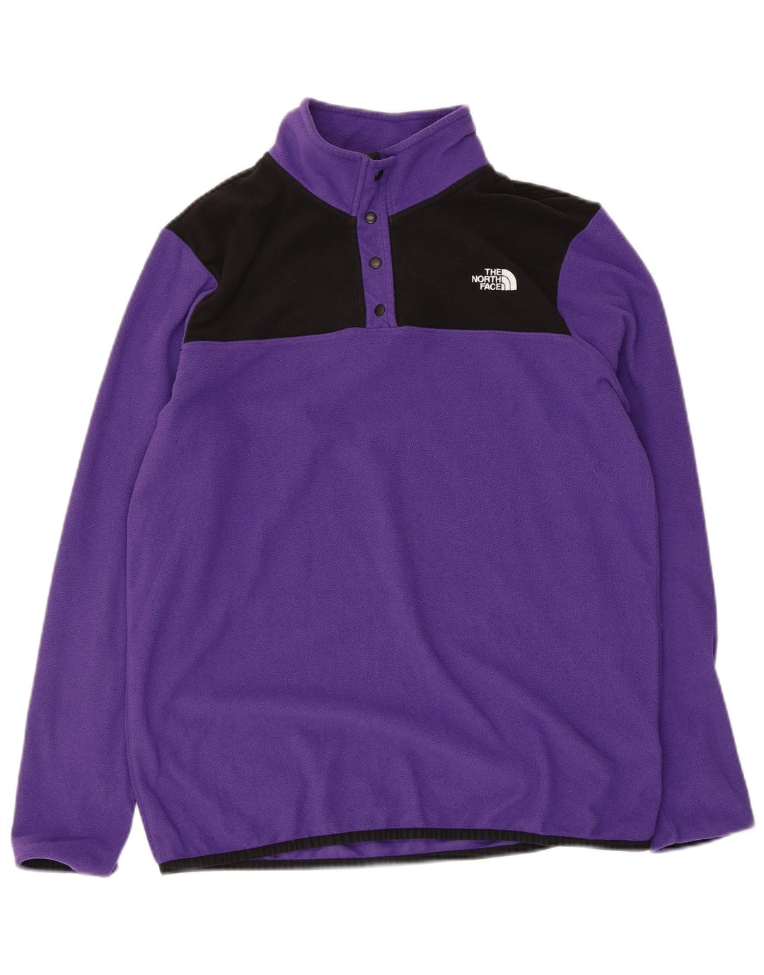 THE NORTH FACE Γυναικείο Fleece Jumper UK 14 Medium Purple Colourblock