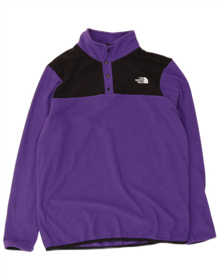 THE NORTH FACE Γυναικείο Fleece Jumper UK 14 Medium Purple Colourblock