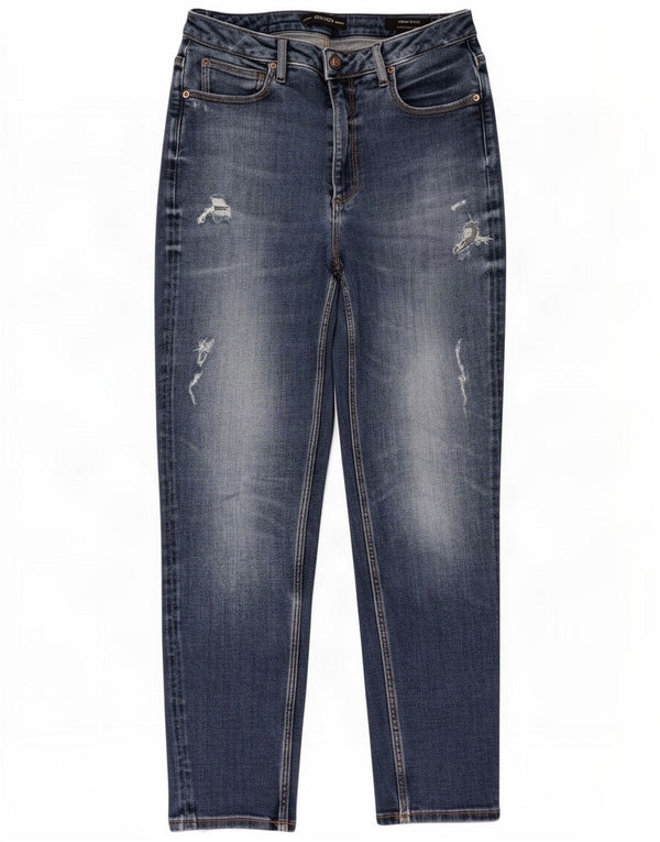 Guess Womens Mom Jean Distressed ψηλό κωνικό τζιν W28 L28 μπλε