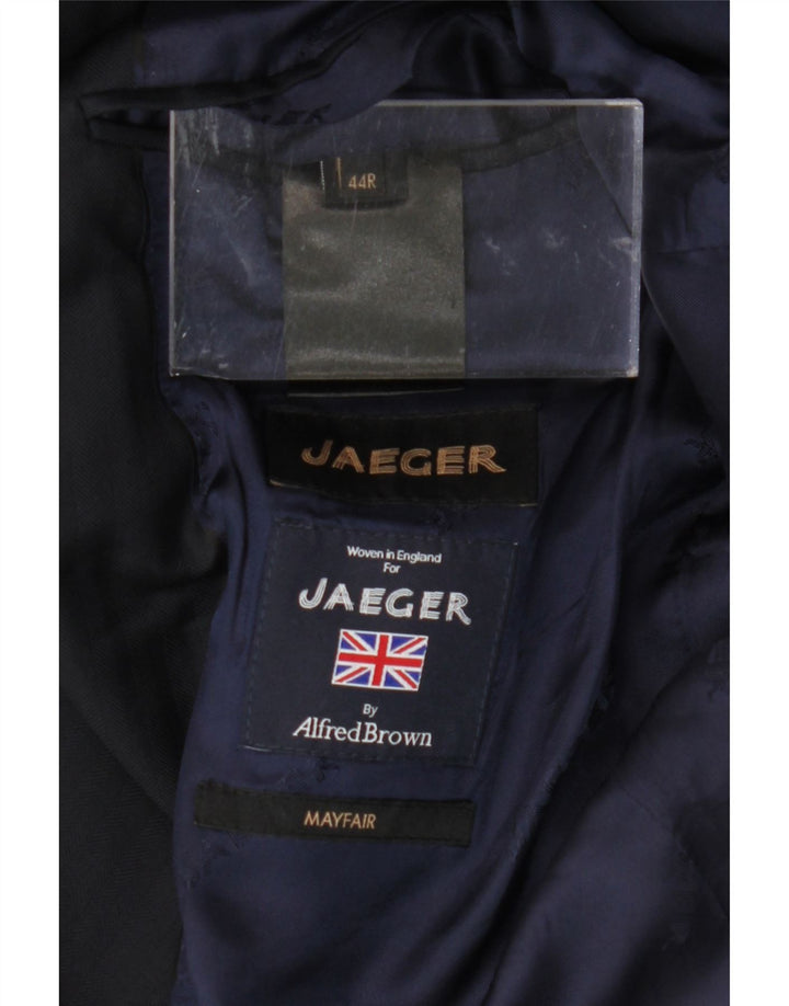 JAEGER Ανδρικό σακάκι σακάκι με 2 κουμπιά Alfred Brown UK 44 2XL Navy Blue