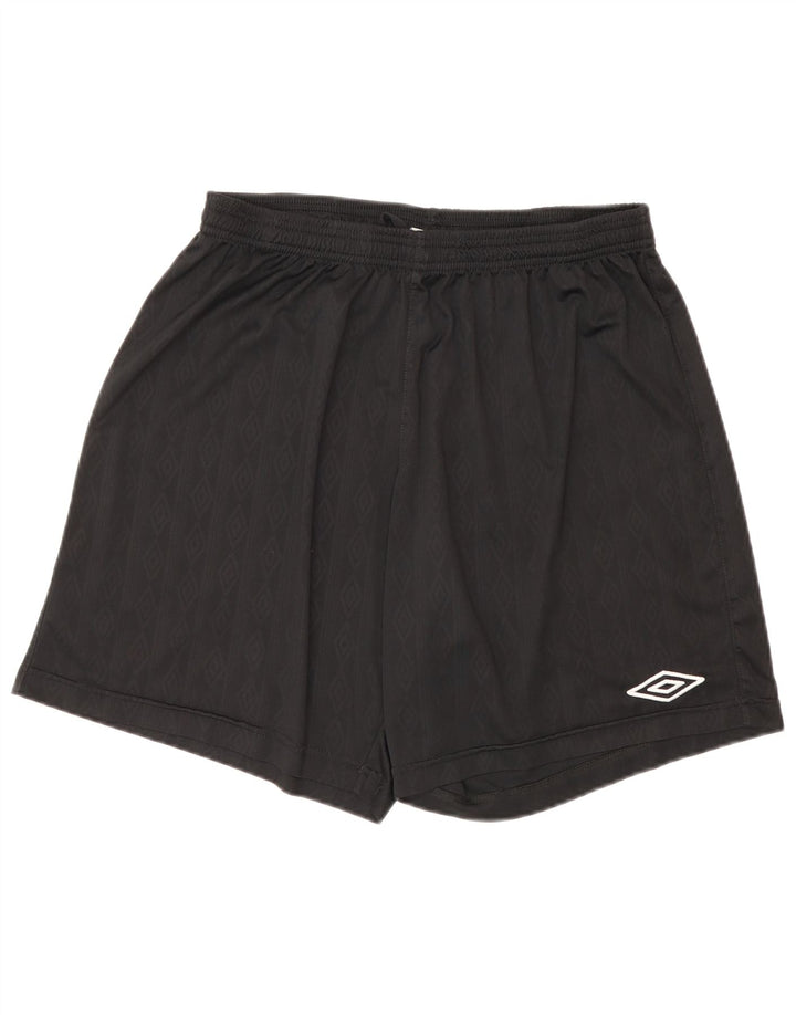 Ανδρικό αθλητικό σορτς Umbro XL μαύρο πολυεστέρα