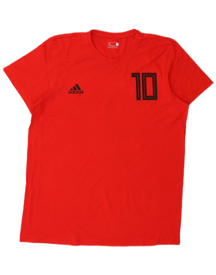 Ανδρικό γραφικό T-Shirt Adidas Salah Top XL Red