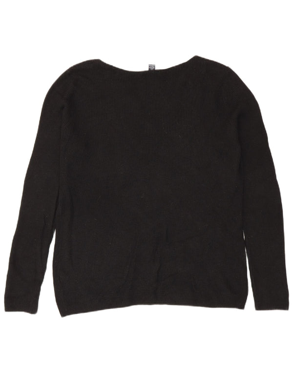 Γυναικείο πουλόβερ Gap Boat Neck Jumper UK 18 XL Μαύρο βαμβακερό