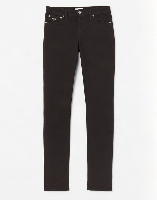 Guess Womens Slim Fit Skinny Jeans W32 L33 Μαύρο βαμβακερό