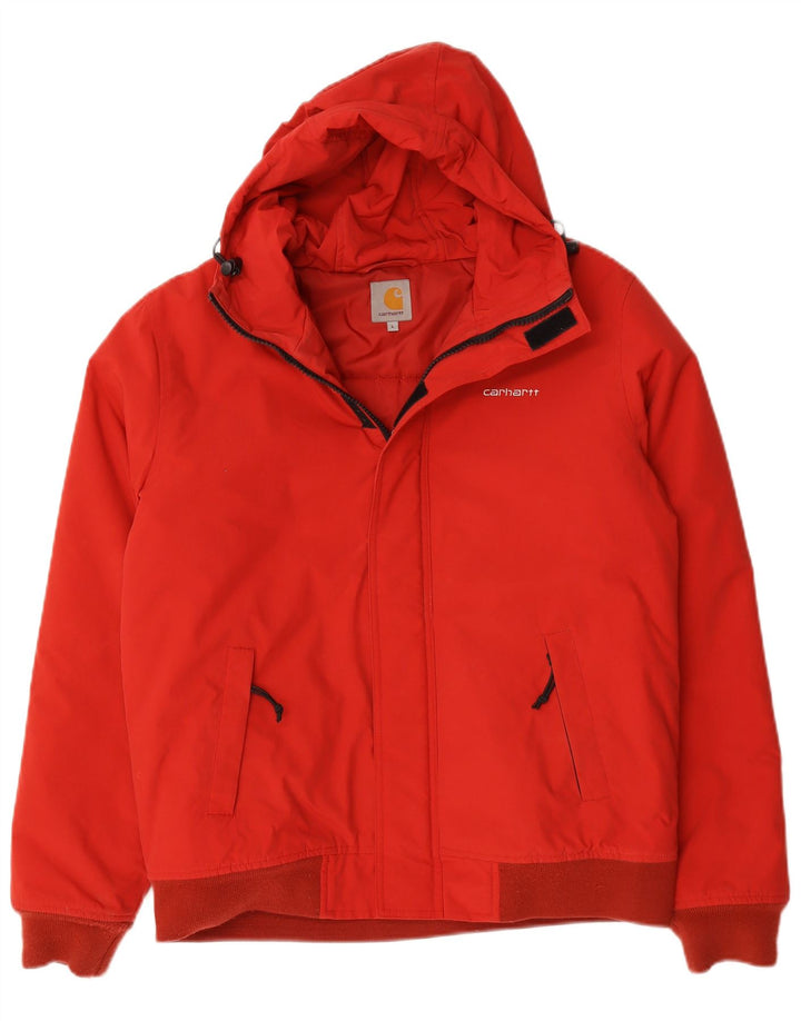 Ανδρικό μπουφάν Carhartt με κουκούλα UK 40 μεγάλο κόκκινο νάιλον