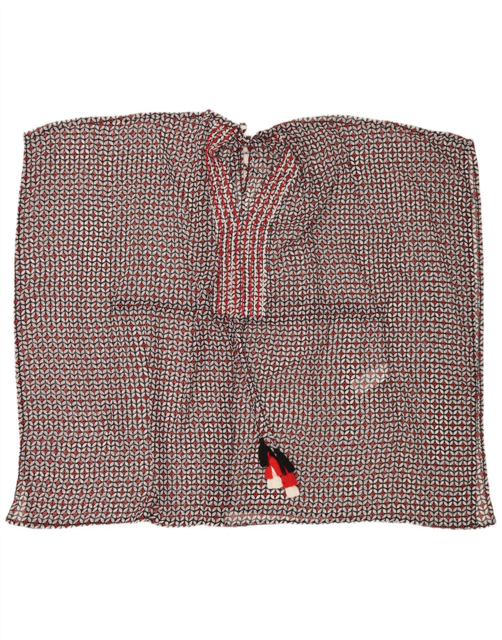 Crew Clothing Womens See Through Φόρεμα One Size Πολύχρωμο Γεωμετρικό