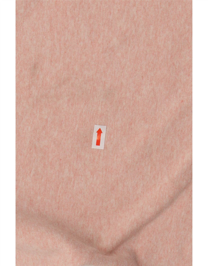 JACK WILLS Γυναικείο Hoodie Jumper UK 10 Small Pink Flecked