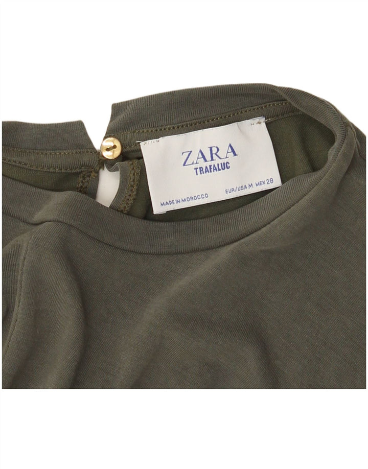 Zara Γυναικείο Trafaluc Playsuit UK 14 Medium Khaki