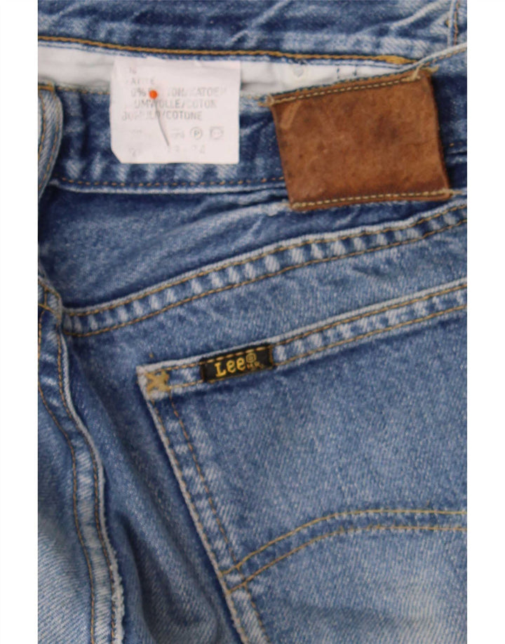 Lee Mens Straight Jeans W33 L34 Μπλε Βαμβακερό
