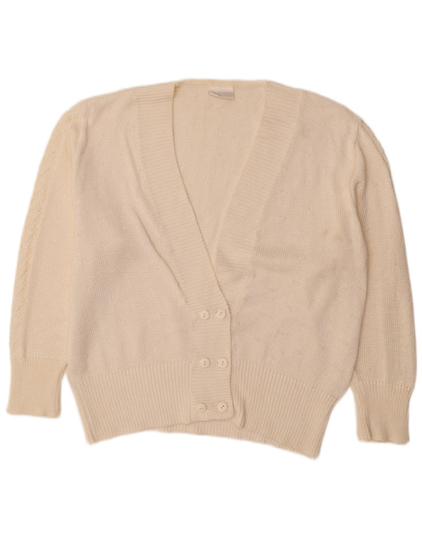Γυναικείο πουλόβερ ζακέτα Rabe EU 46 XL Off White Ακρυλικό