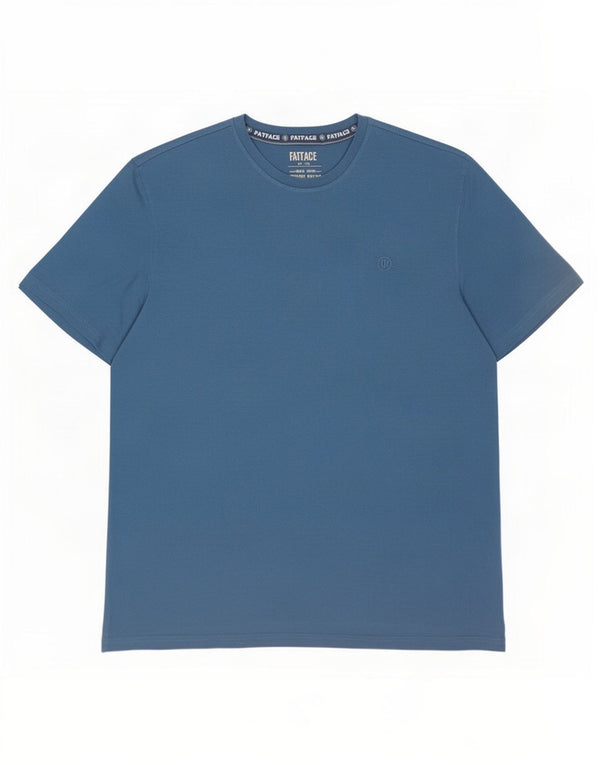 Ανδρικό T-Shirt Fat Face Top 2XL Μπλε βαμβακερό