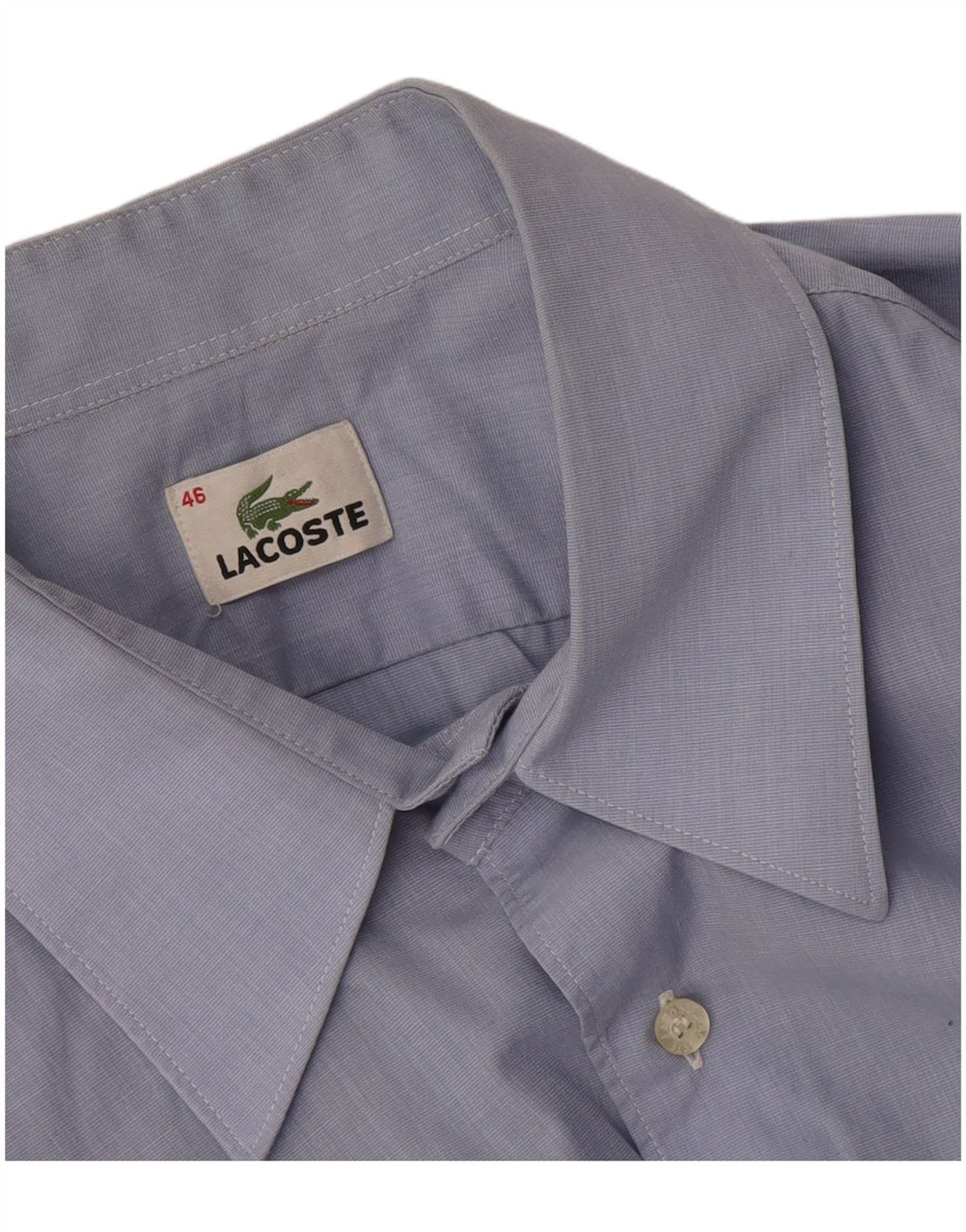 Ανδρικό πουκάμισο Lacoste νούμερο 46 2XL Μπλε