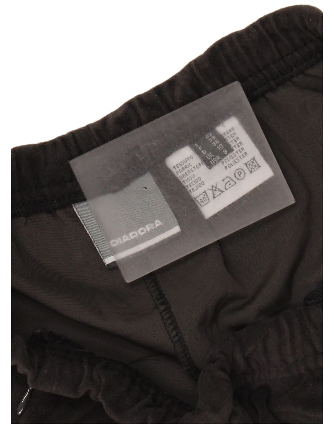 Γυναικεία βελούδινη αθλητική φόρμα Diadora UK 10 Small Grey Polyester
