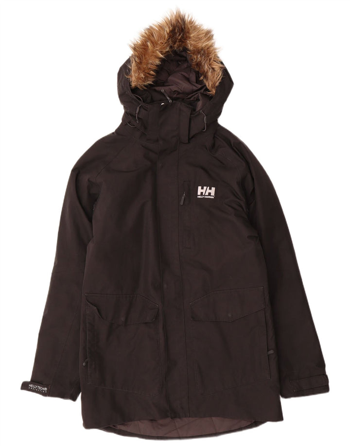 Helly Hansen Ανδρικό μπουφάν Parka με κουκούλα UK 36 Small Black Polyester