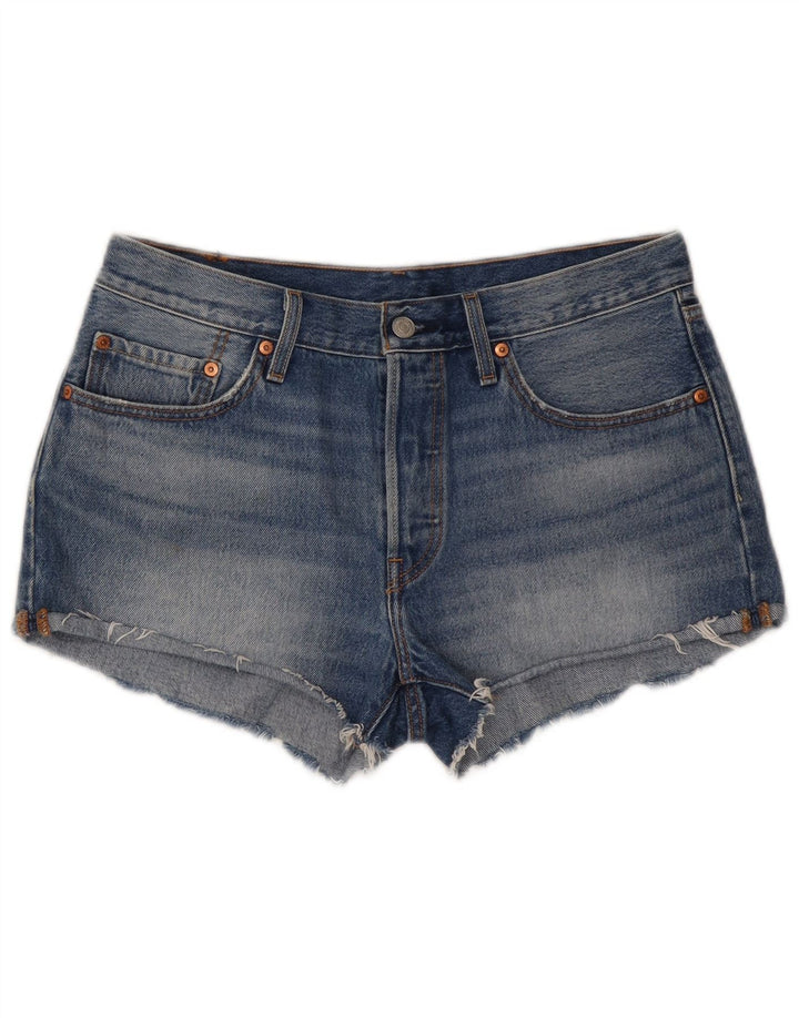LEVI'S Γυναικείο 501 Τζιν Σορτς W30 Μεσαίο Μπλε Βαμβακερό