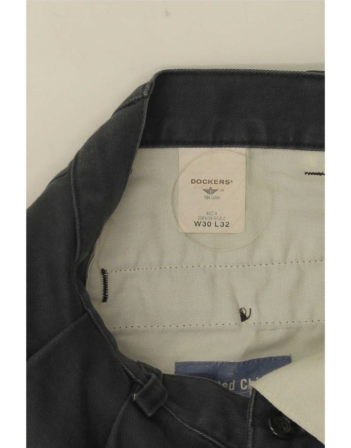 Dockers Ανδρικό παντελόνι Chino με καρφίτσα W30 L32 Γκρι