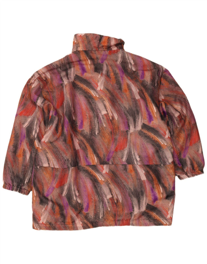 Vintage Γυναικείο Abstract Pattern Windbreaker Coat EU 46 XL Πολύχρωμο
