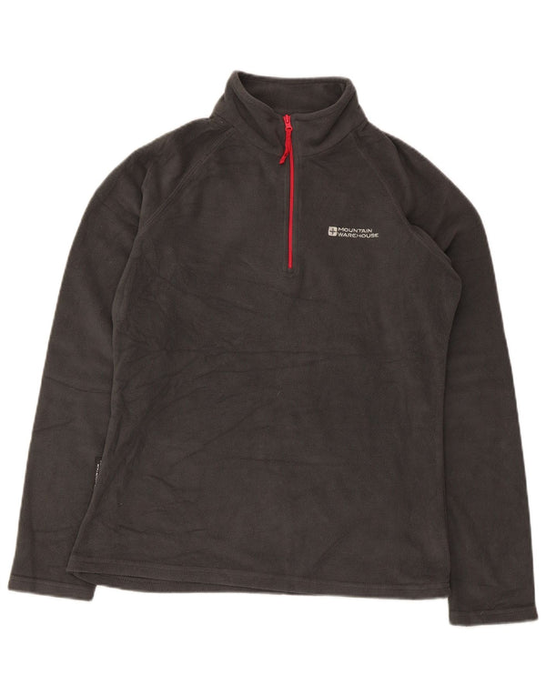 Mountain Warehouse Γυναικείο φερμουάρ Fleece Jumper UK 8 Small Grey Polyester