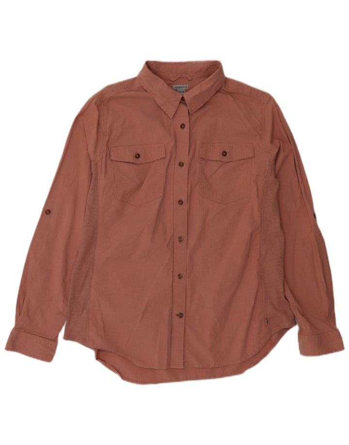 Γυναικείο πουκάμισο Carhartt US 12/14 μεγάλο ροζ βαμβακερό