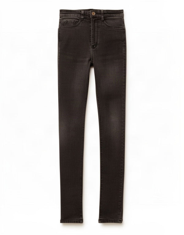 Zara Γυναικείο Skinny Jeans EU 22 2XS W22 L27 Μαύρο βαμβακερό