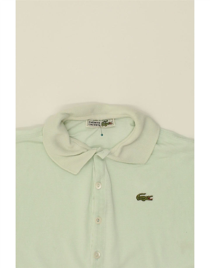 LACOSTE Womens Short Sleeve Polo Shirt Size 40 Medium Green Cotton Vintage Lacoste and Second-Hand Lacoste from Messina Hembry 