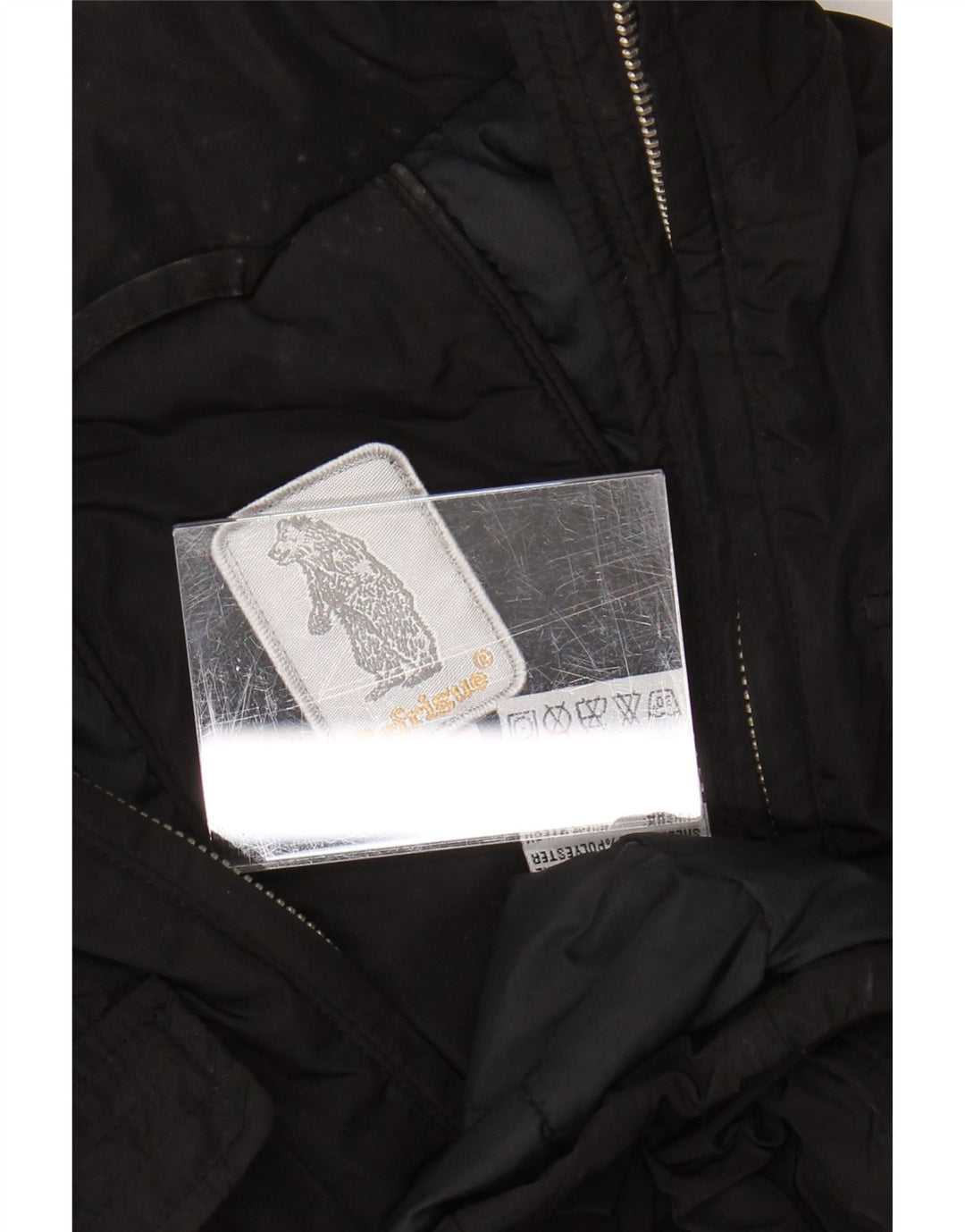 Refrigue Γυναικείο Αντιανεμικό Μπουφάν UK 12 Medium Black Polyester