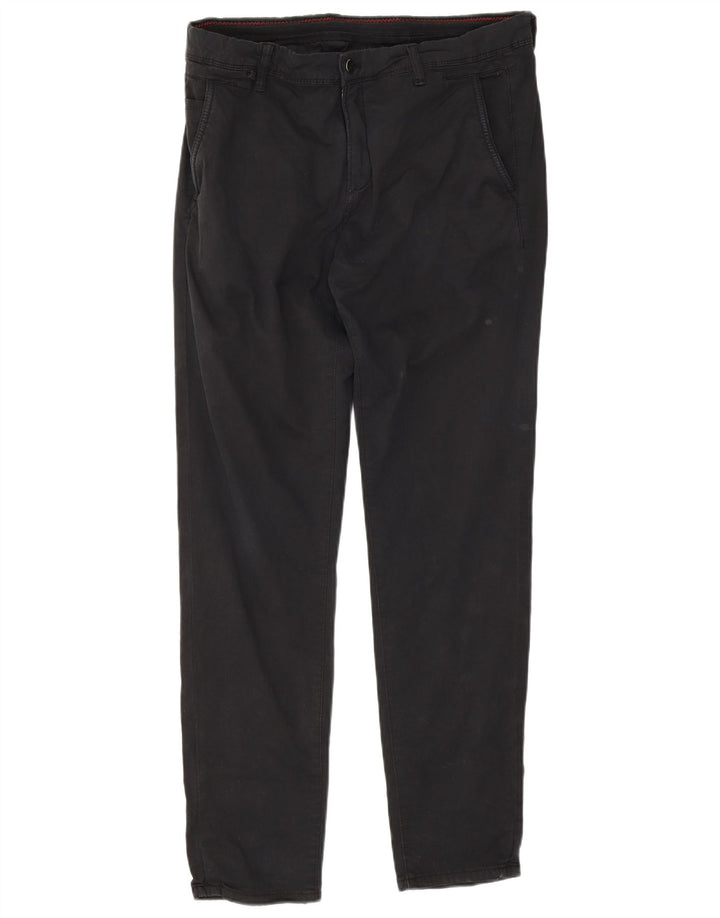 Zara Ανδρικό παντελόνι Chino Slim EU 40 Medium W31 L30 Μαύρο