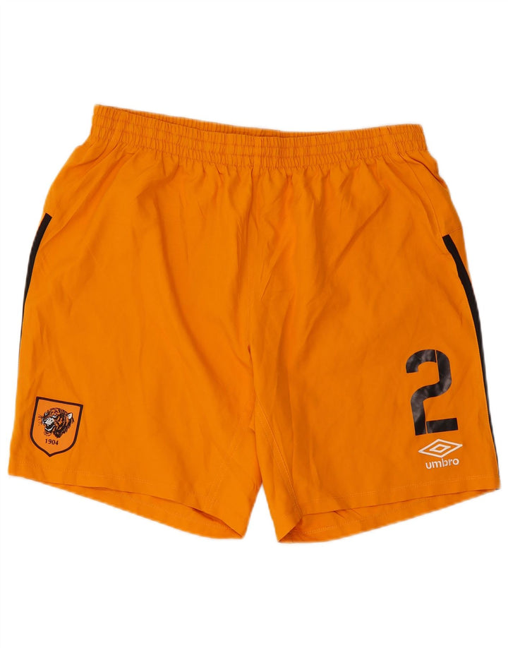 Ανδρικό γραφικό αθλητικό σορτς Umbro πορτοκαλί πολυεστέρας