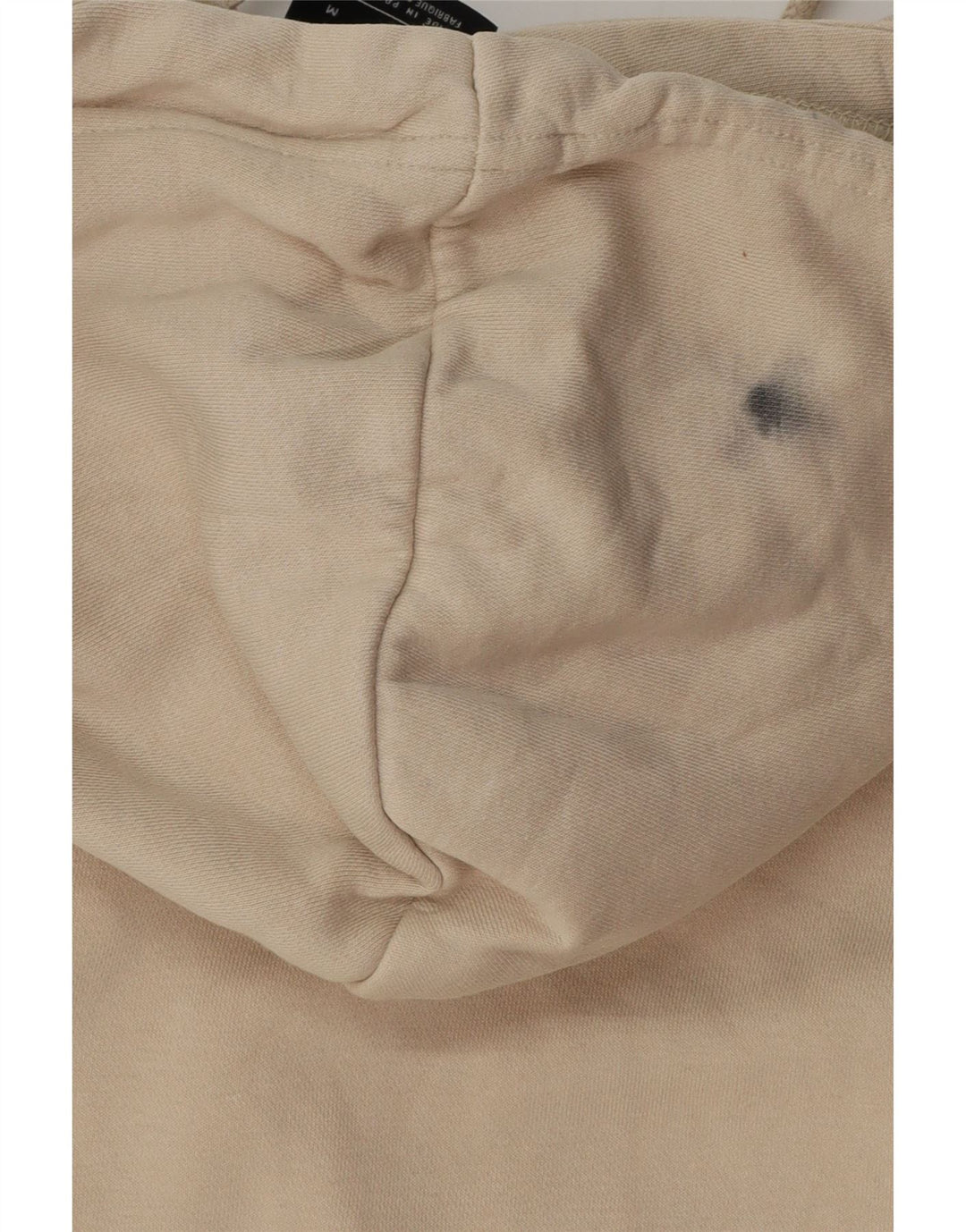NIKE Womens Oversized Hoodie Jumper UK 14 Medium Beige Cotton Vintage Nike and Second-Hand Nike from Messina Hembry 