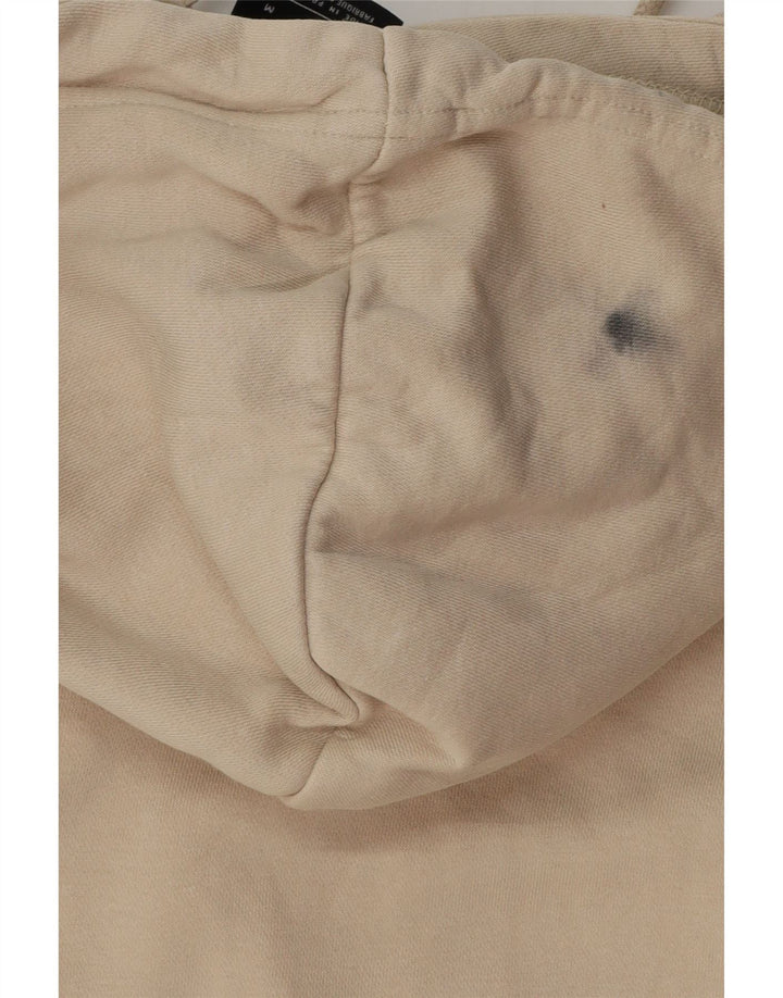 NIKE Womens Oversized Hoodie Jumper UK 14 Medium Beige Cotton Vintage Nike and Second-Hand Nike from Messina Hembry 