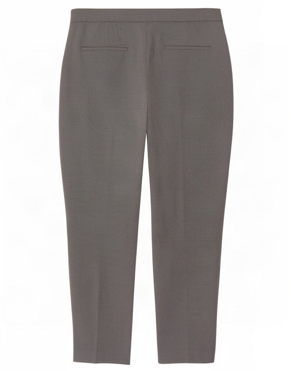 Zara Γυναικείο Slim παντελόνι Chino EU 36 Small W26 L27 Grey Polyester
