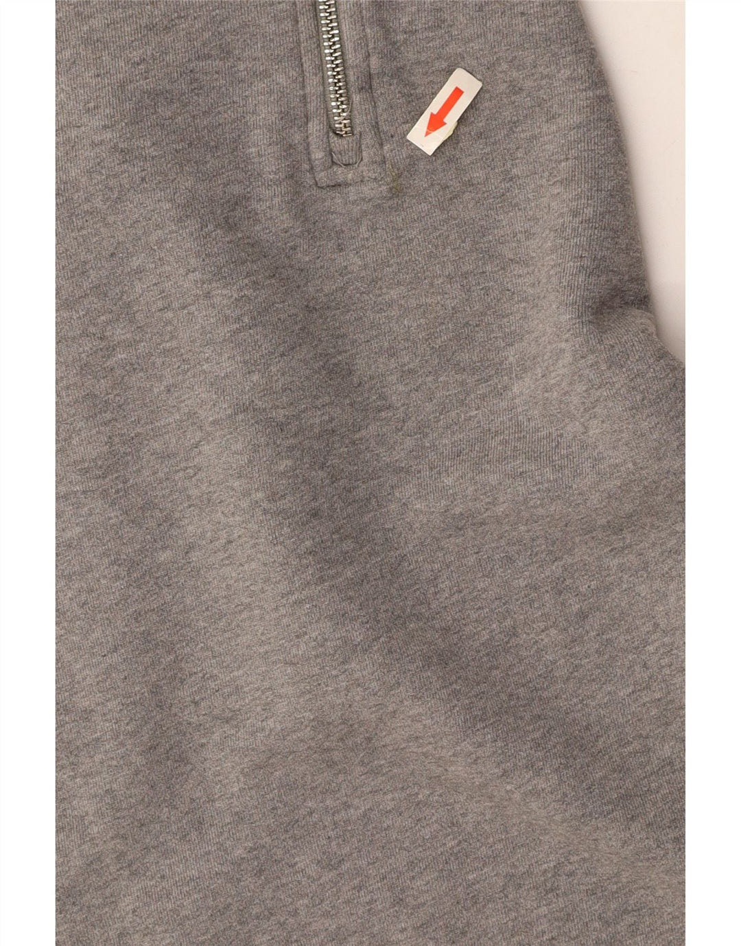 FRED PERRY Ανδρικό φούτερ με φερμουάρ, γκρι βαμβακερό