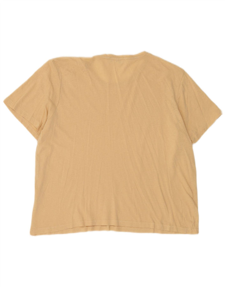 Zara Γυναικείο T-Shirt Top UK 16 Large Beige