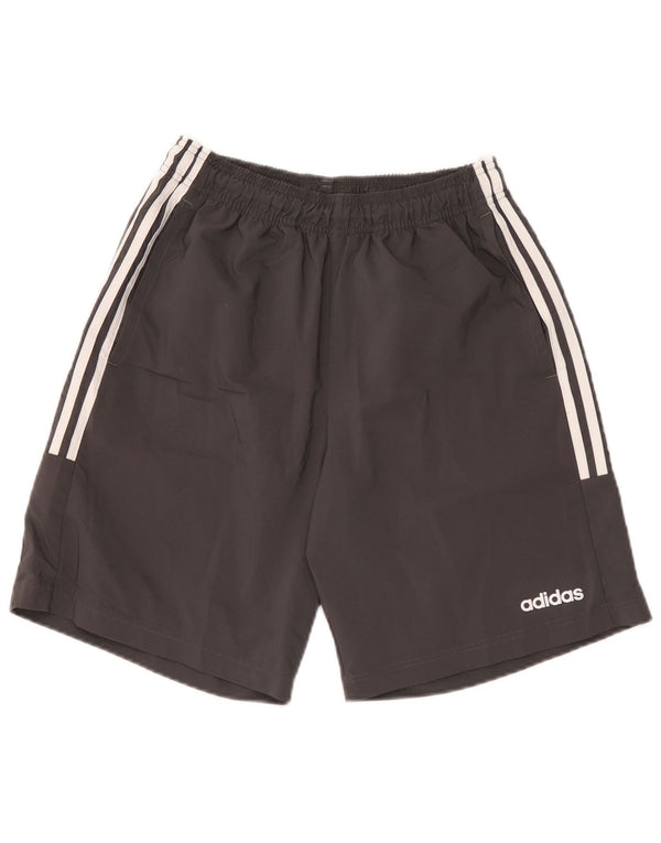 Ανδρικό αθλητικό σορτς Adidas από μεσαίο μαύρο πολυεστέρα