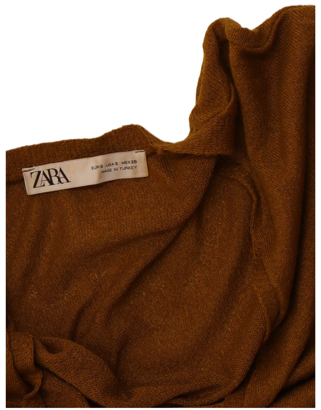 ZARA Γυναικεία Ζακέτα Oversized UK 10 Small Brown