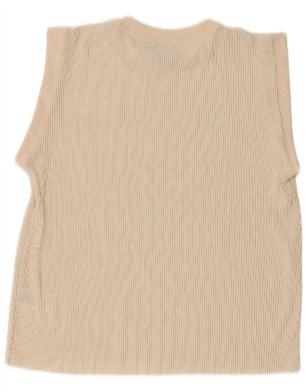 Adidas Γυναικείο Γιλέκο Oversized Top UK 8 Small Beige Polyester