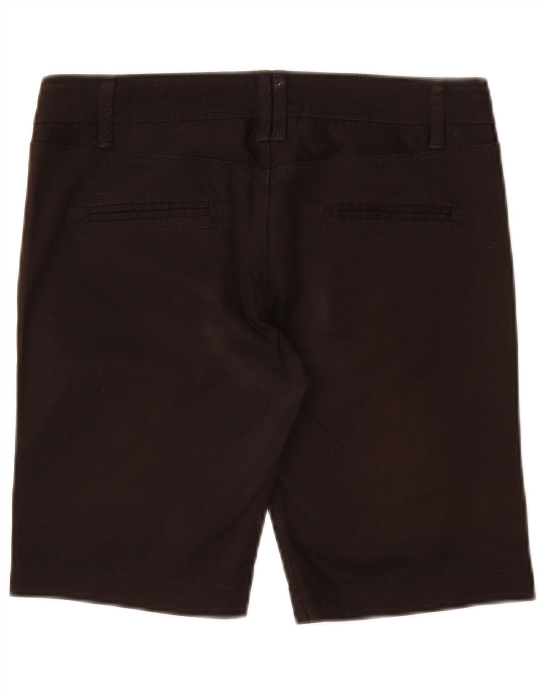 GAS Womens Chino Shorts W26 Small Black Cotton