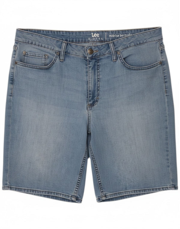 Lee γυναικείο ψηλόμεσο τζιν βερμούδα US 16 XL W36 Μπλε βαμβακερό