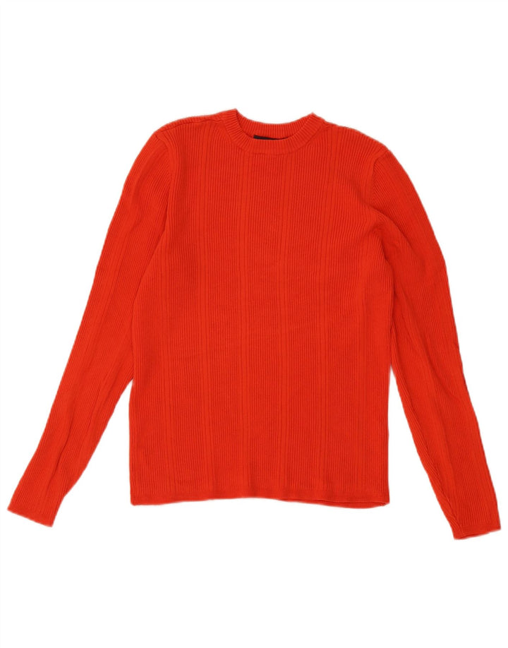 Marks & Spencer Γυναικείο πουλόβερ Crop Crew Neck Jumper UK 14 Medium Red