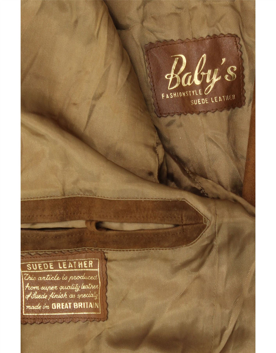 Vintage ανδρικό σουέτ σουέτ σακάκι UK 38 μεσαίου καφέ σουέτ