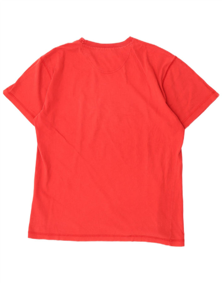 Ανδρικό γραφικό T-Shirt Champion Top μεγάλο κόκκινο βαμβακερό