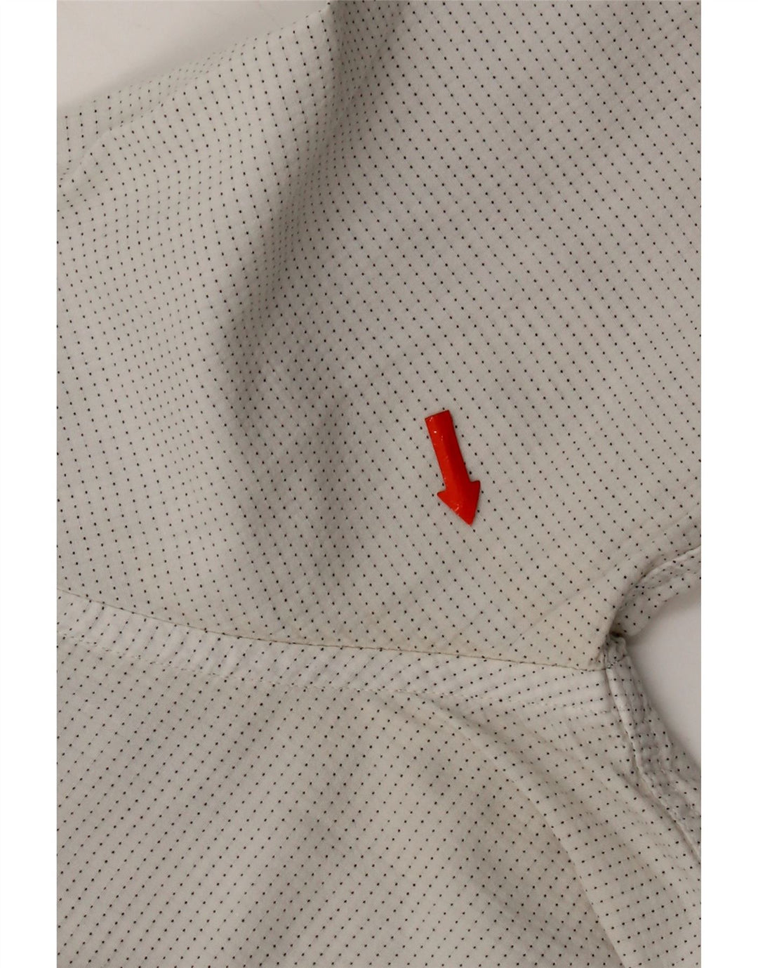 Ανδρικό πουκάμισο Levi's μεγάλο λευκό βαμβακερό στίγμα