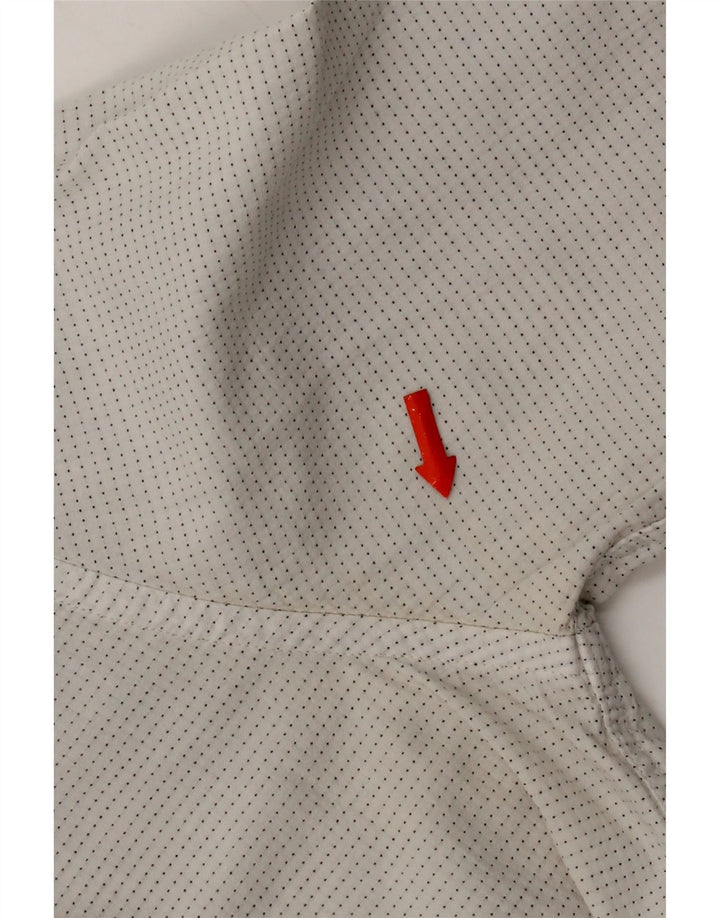 Ανδρικό πουκάμισο Levi's μεγάλο λευκό βαμβακερό στίγμα